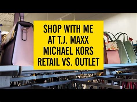 michael kors retail vs outlet